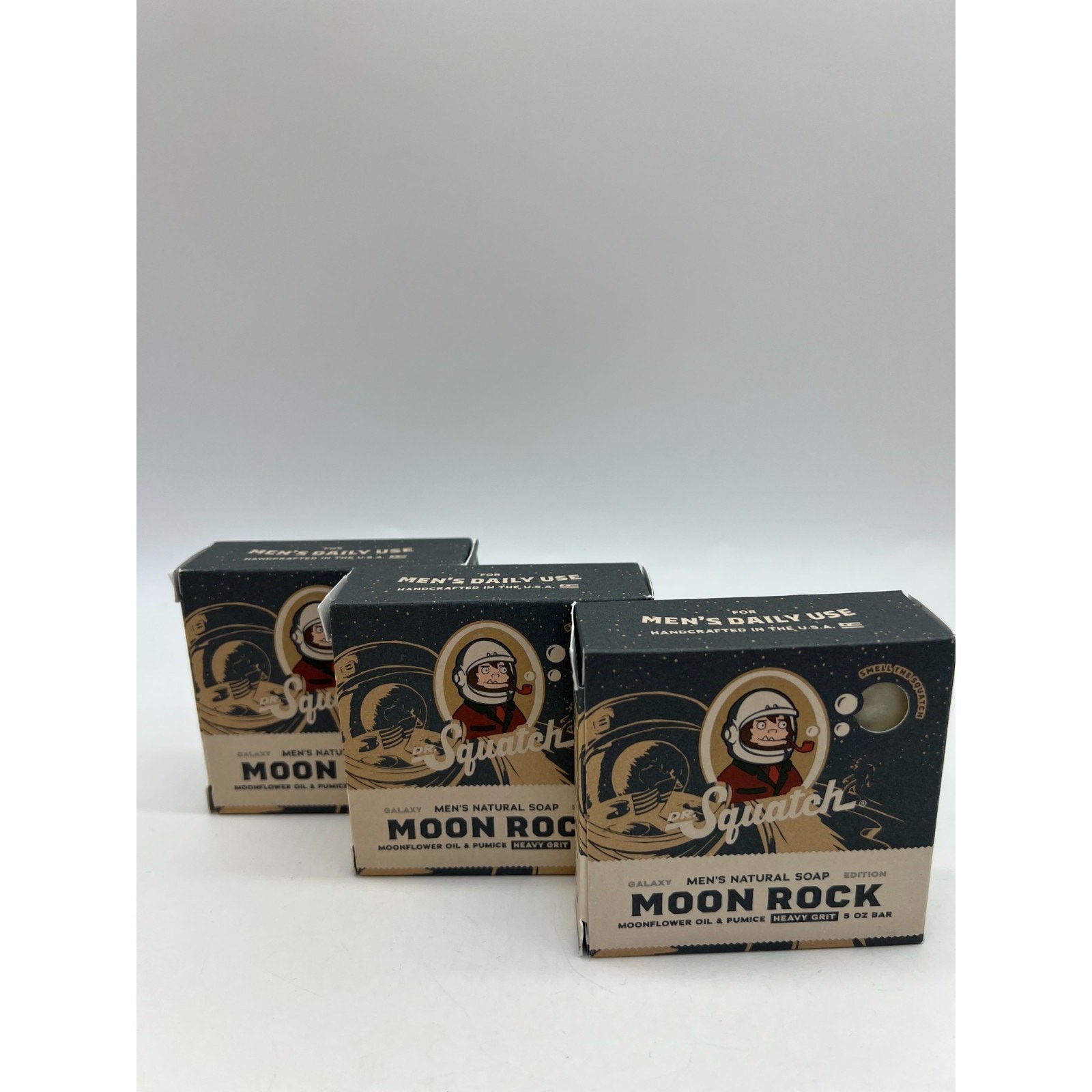 Dr. Squatch Moon Rock Galaxy Edition Men’s Soap Lot of 3