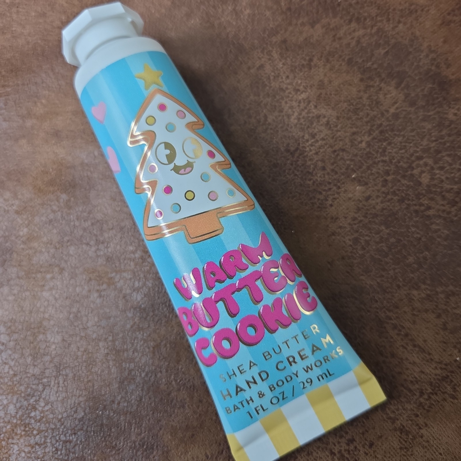 BATH & BODY WORKS WARM BUTTER COOKIE HAND CREAM LOTION TRAVEL 1 OZ SHEA BUTTER