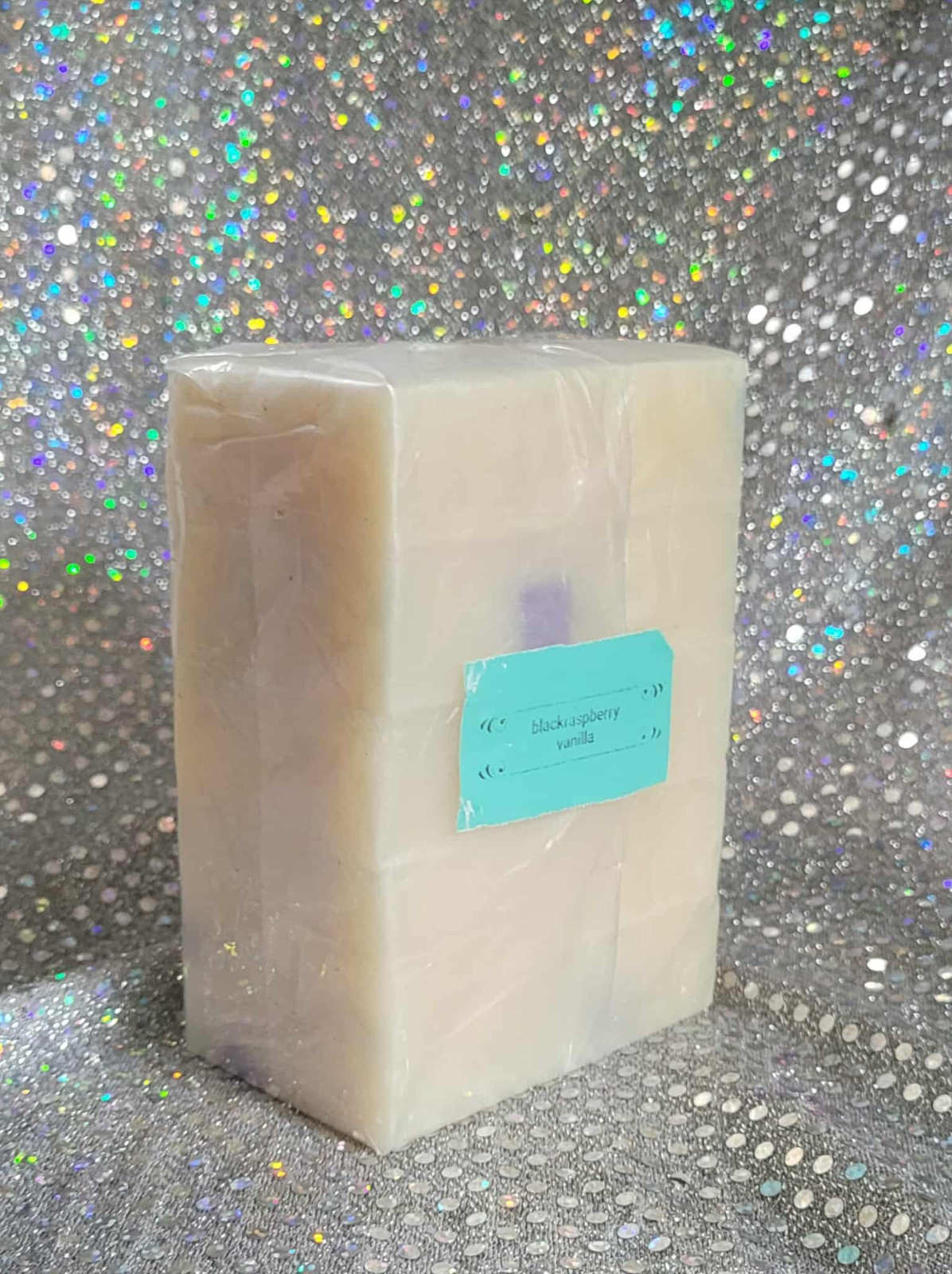 HANDMADE SOAP BARS X5 BLACK RASPBERRY & VANILLA ~Sealed Pkg ~SHIPS FAST NEXT DAY