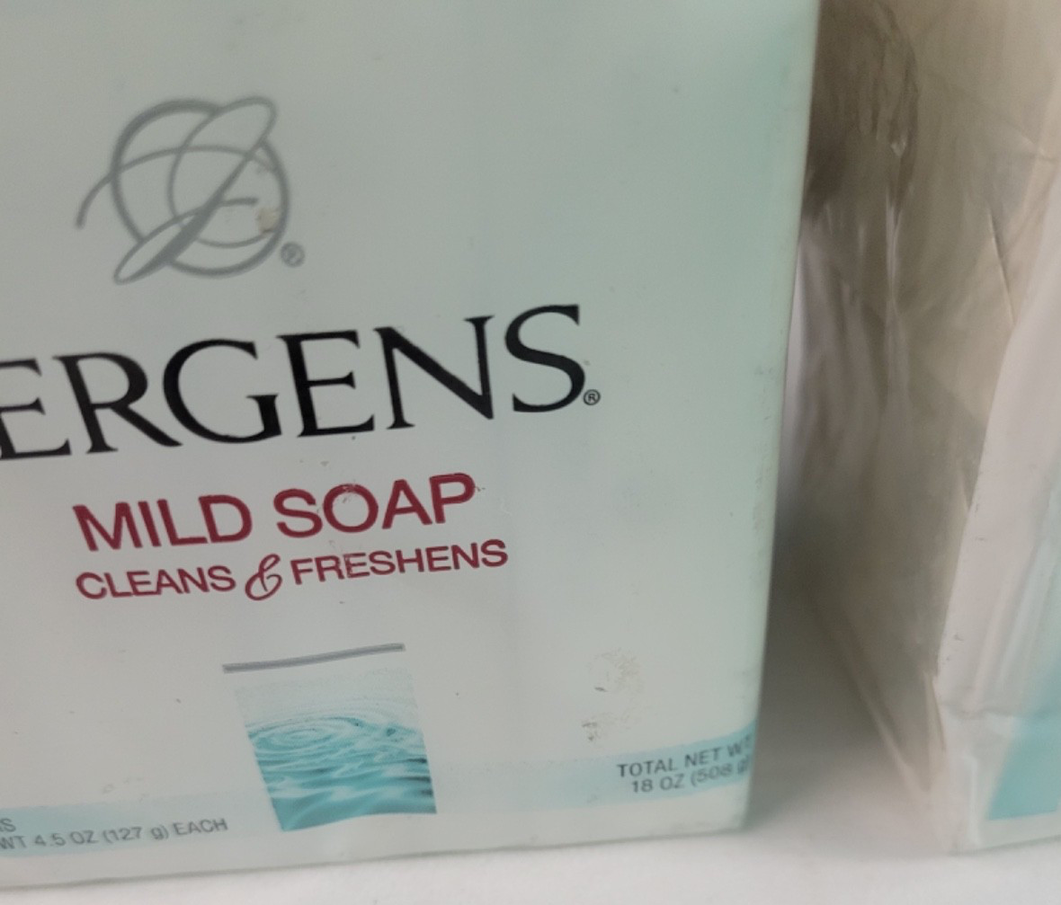 8x Lot Jergens Mild Soap 4.5 Oz Bars W/ Tallow & Tallowate (2x Pack of 4 Bars)