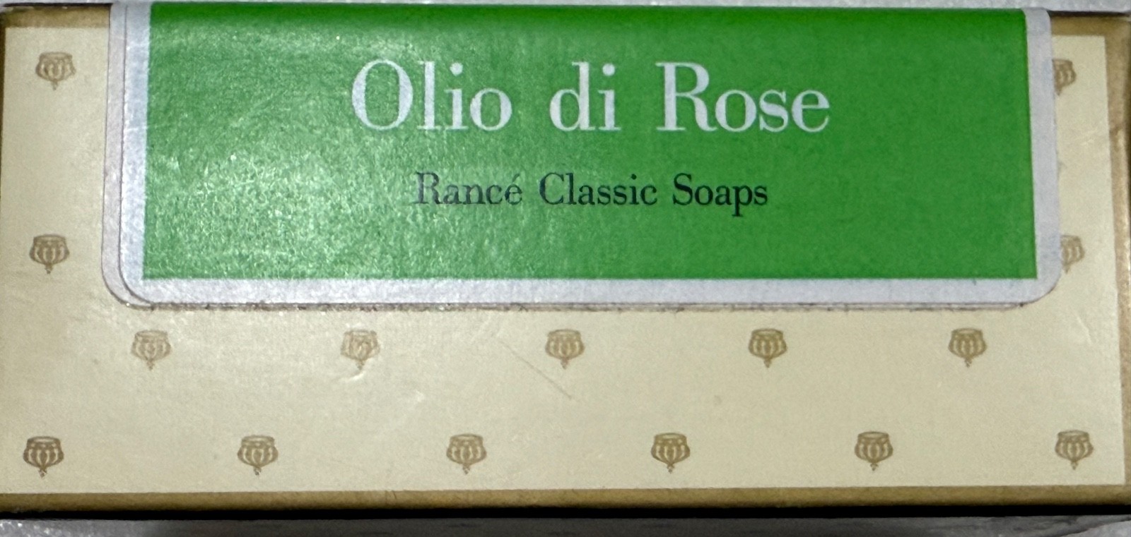 Parfumeurs Depuie Rance Olio di Rose Perfumed Bar Soap 3.5 oz Made in Italy