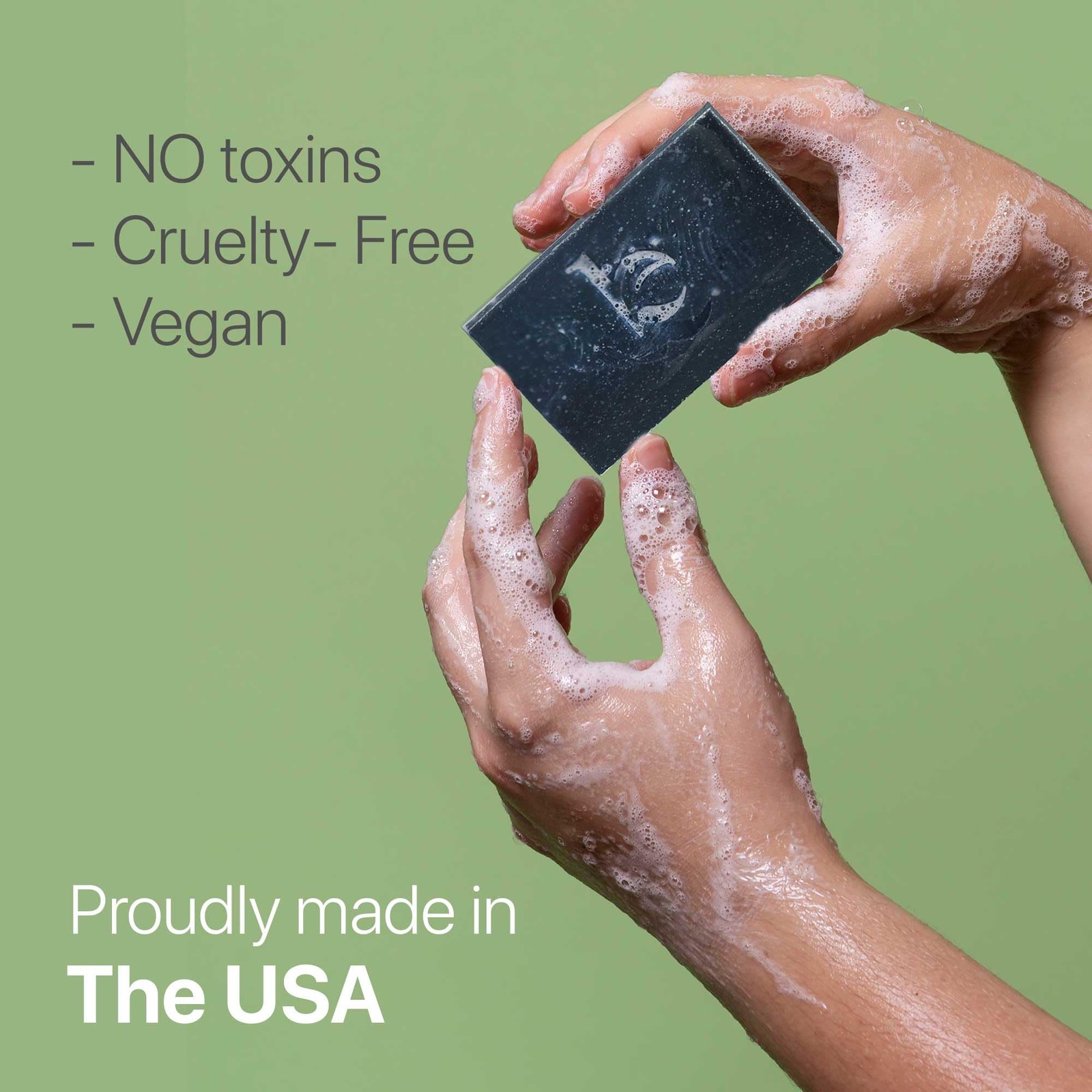 Peppermint Tea Tree Bar Soap – USA Made with Natural & Organic Ingredients, W…
