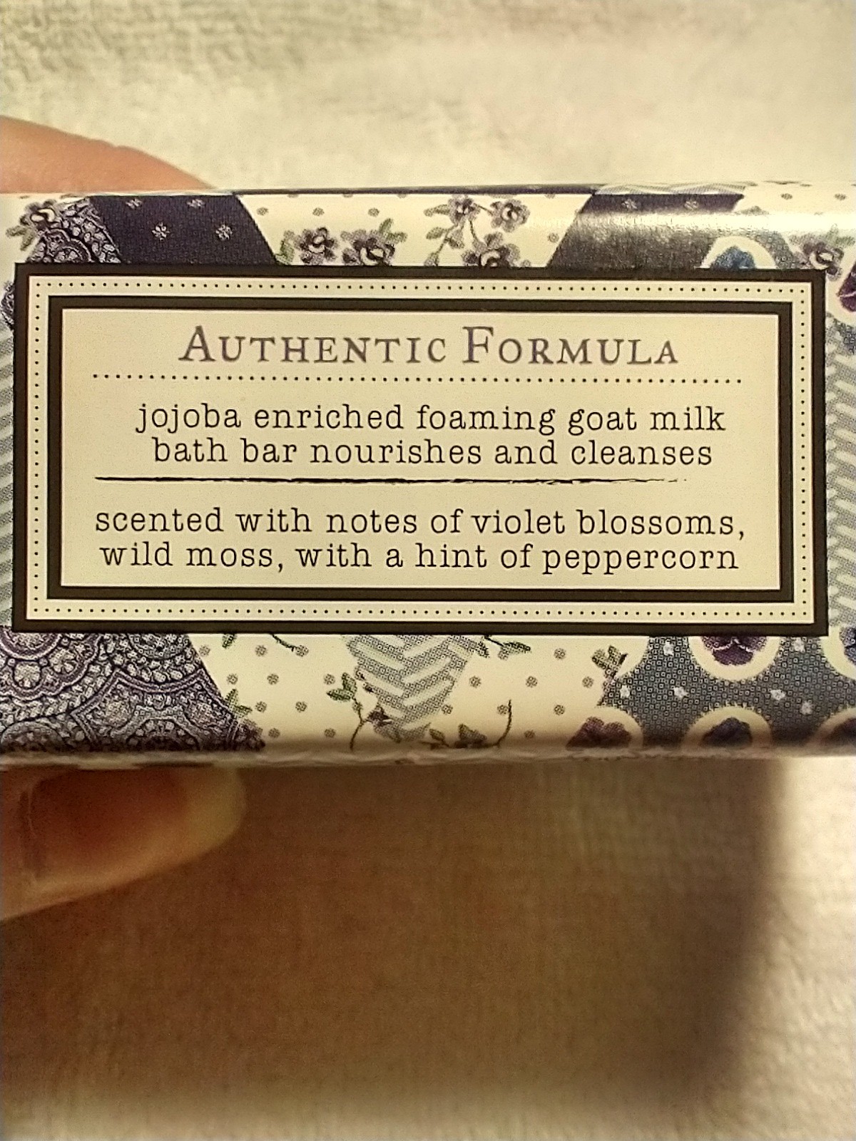BEEKMAN 1802 Goat Milk Soap – Heirloom Violet with Jojoba 9 Oz / 255 g