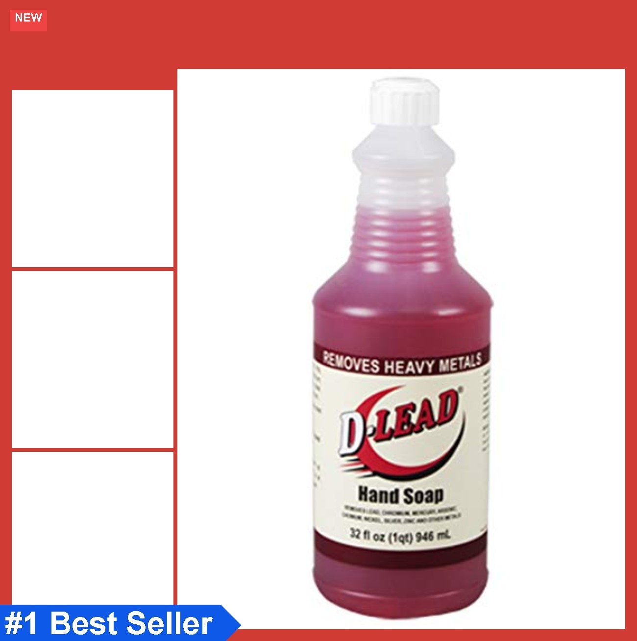Hand Soap Heavy Metal Lead Dust Removal 32 oz Coconut Oil Conditioning