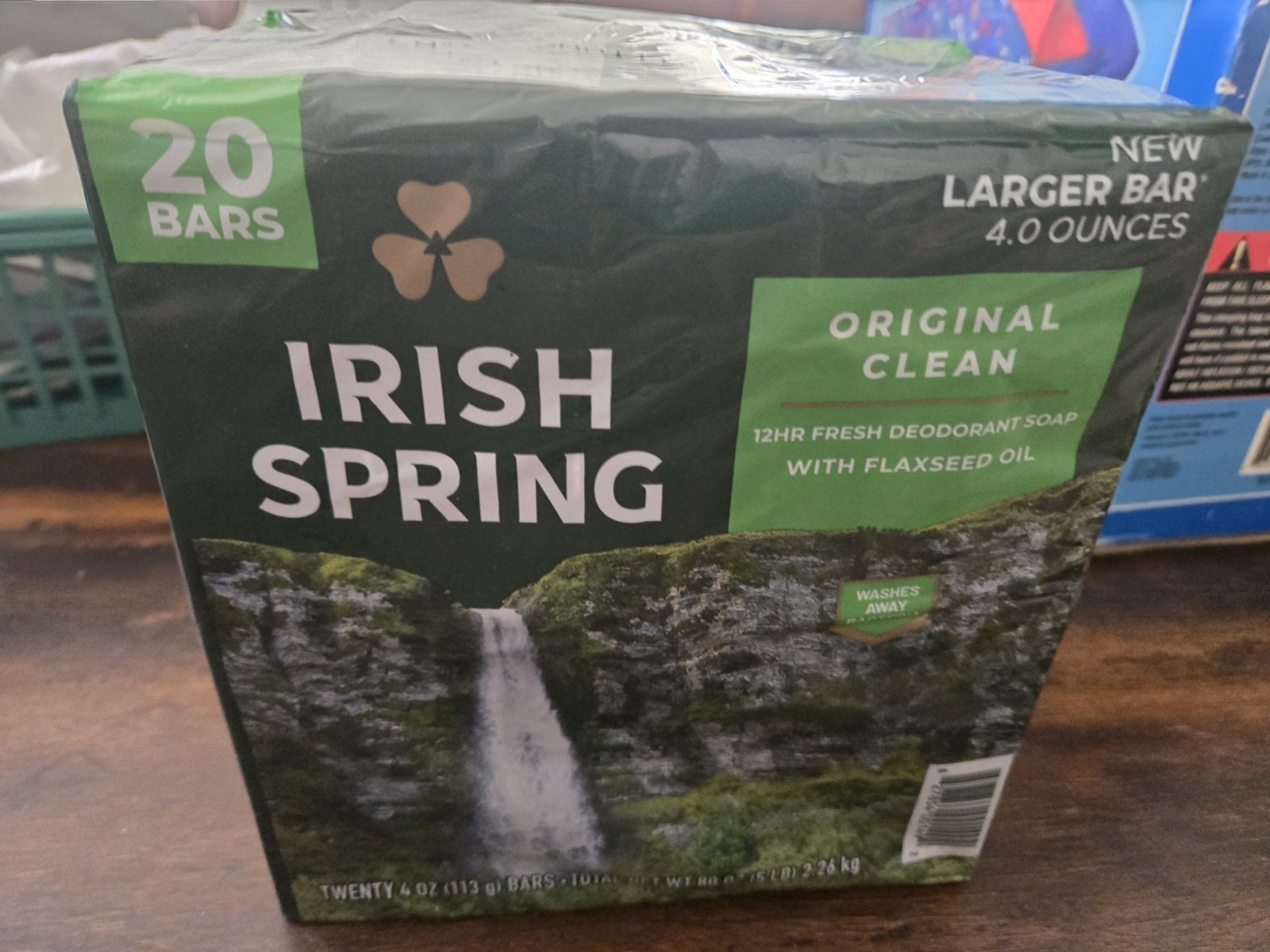 Lot 20 Irish Spring Bar Soap, Original Clean (4 oz., 20 ct.)