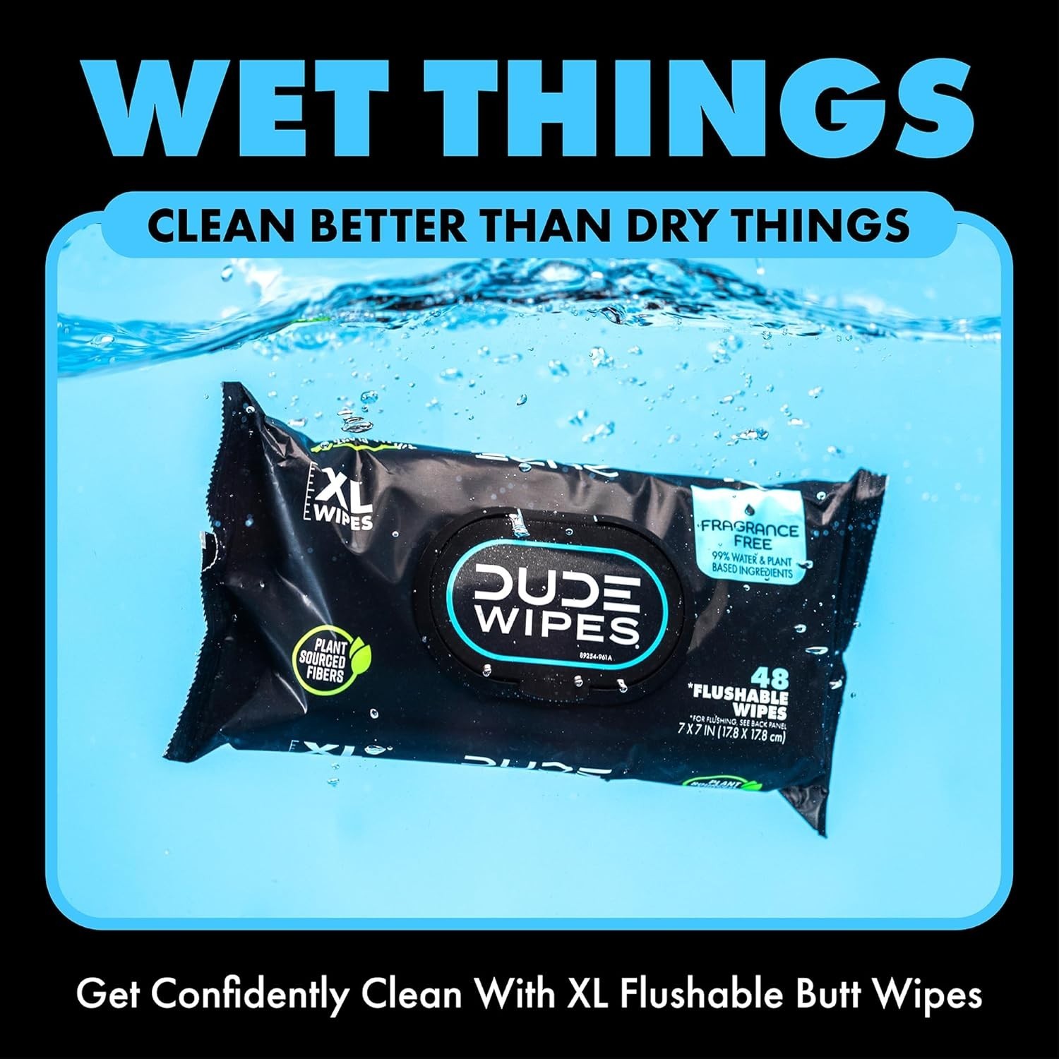 Unscented Adult Wet Wipes – Vitamin E & Aloe