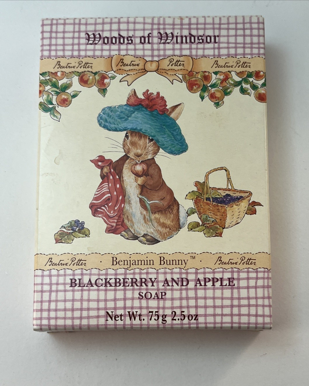 Woods of Windsor Beatrix Potter Novelty Soaps Tiggy-Winkle Peter Rabbit SET-4