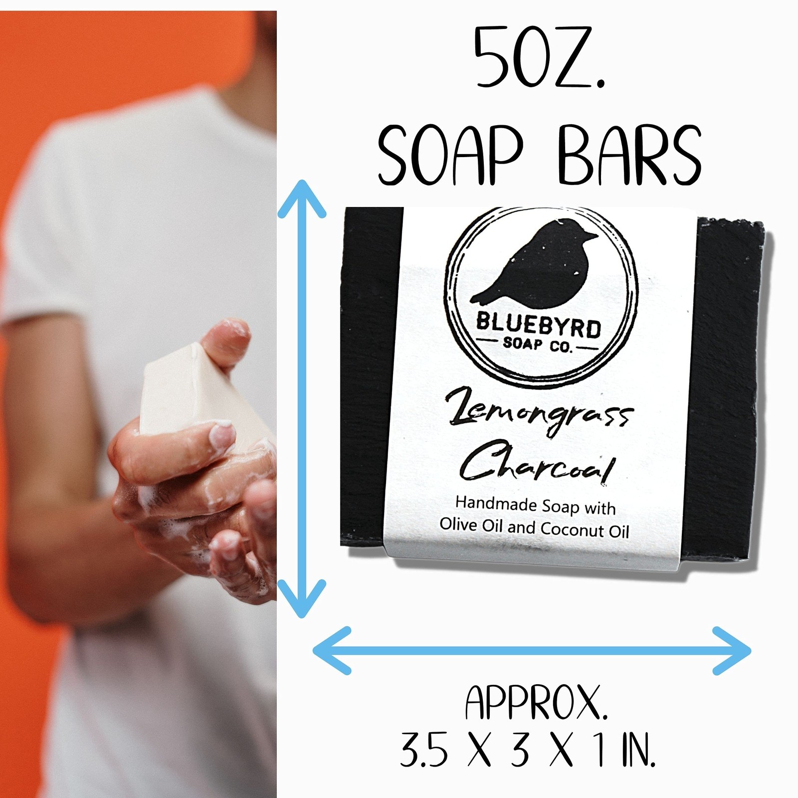 Bluebyrd Soap Co. Angel Wings Soap Bar for | Natural Handmade Teen Body Soap …