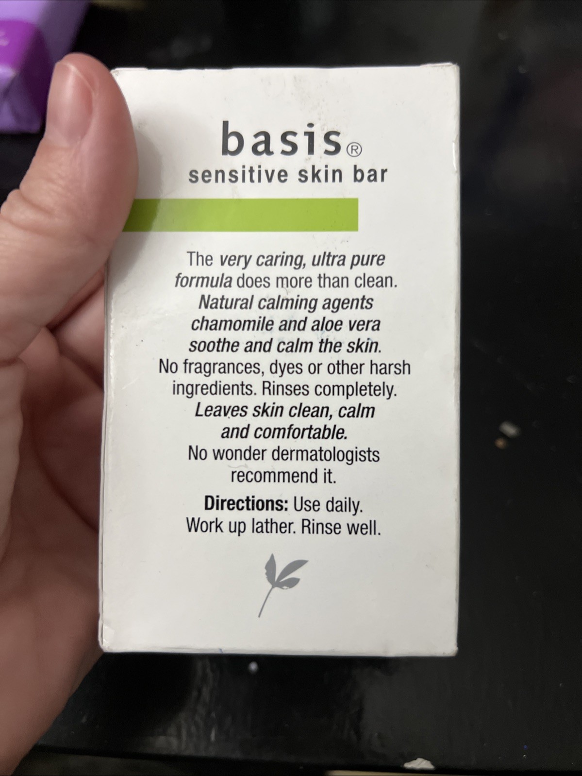 Basis Sensitive Skin Bar Soap Cleans Soothes 4 oz