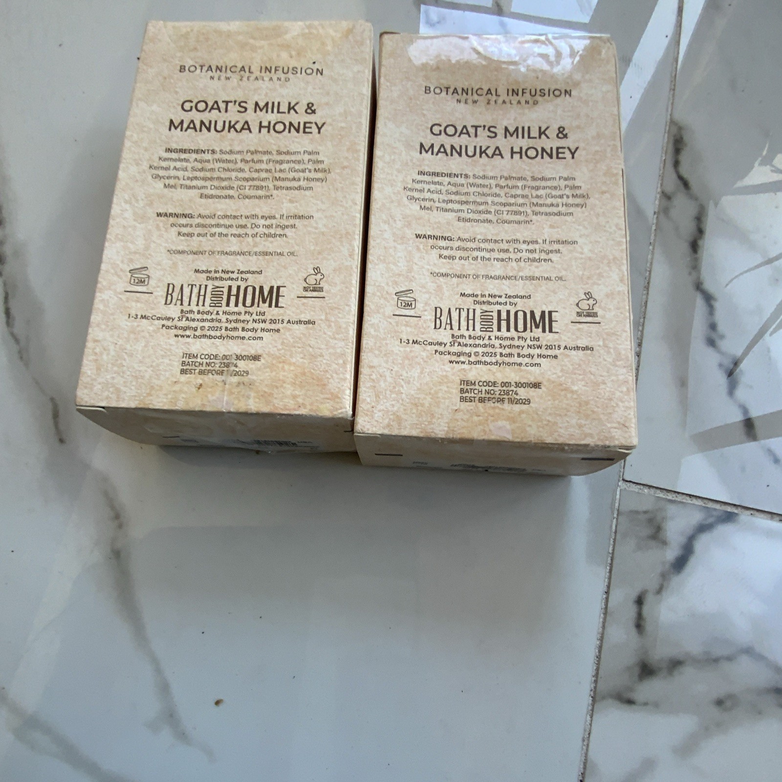 Botanical Infusion New Zealand Goat Milk & Manuka Honey Soap Bar 110g