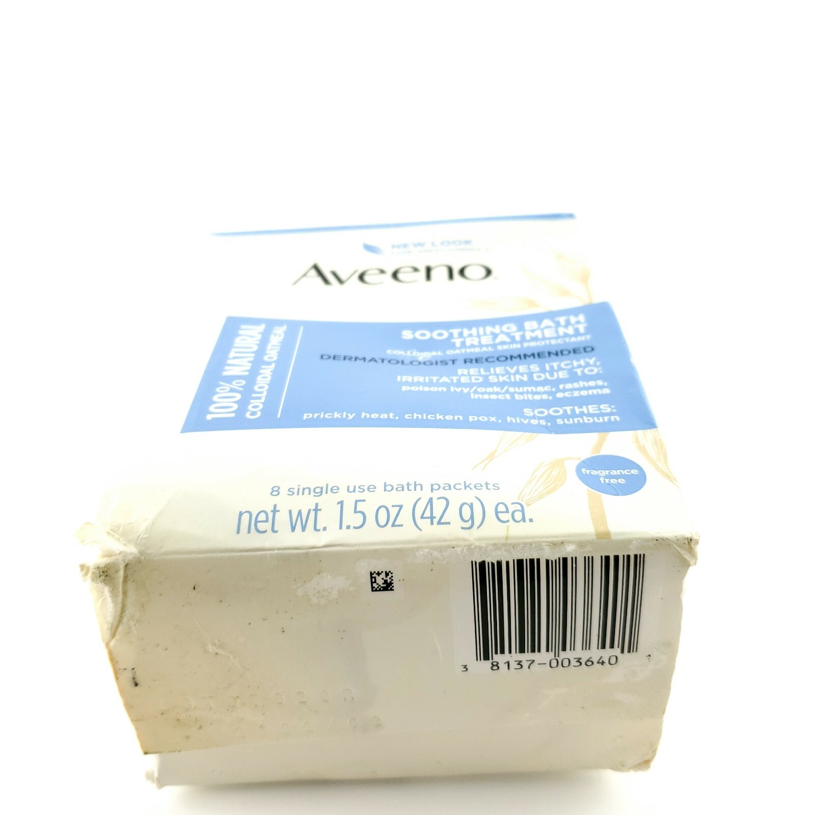 Aveeno Soothing Bath Treatment Oatmeal Skin Protectant 100% Natural USA Seller