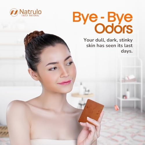 Natrulo Persimmon Soap Bar for Body Odor Control Â Purifying Deodorizing Body