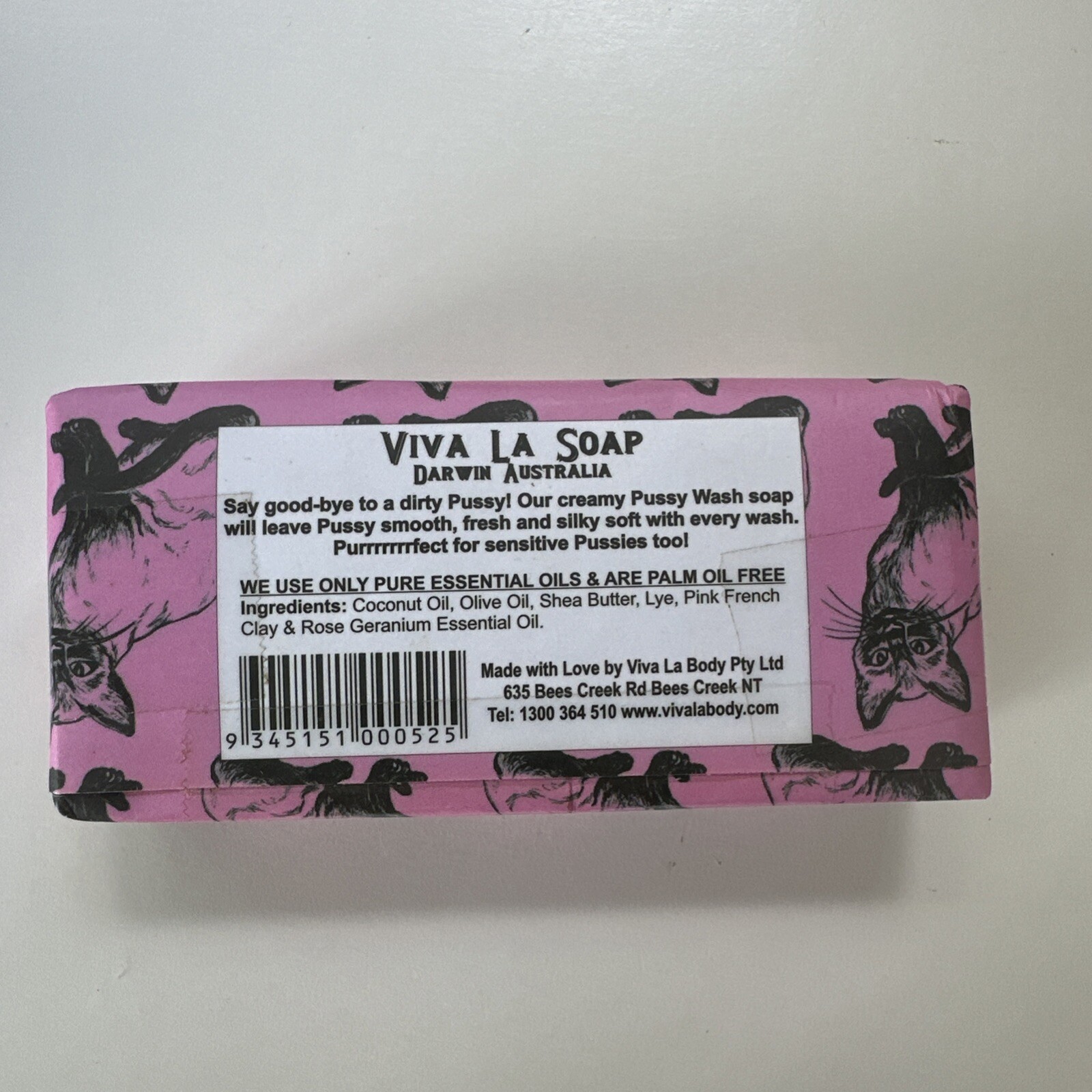 Viva La Soap Pussy Wash Soap 140gr Essential Oils