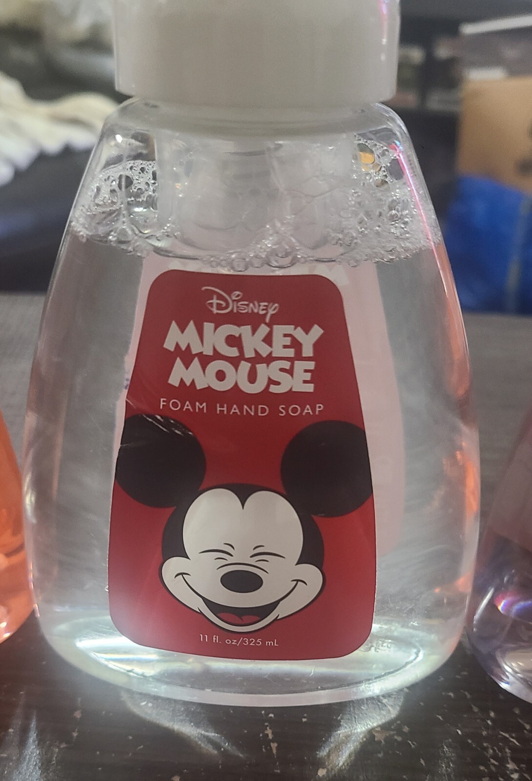 mickey & mini mouse foam hand soap lot of 4