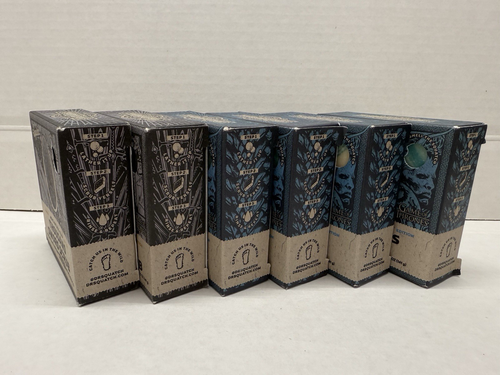 7 pcs. Dr Squatch Soap Thousand Sword Scrub – Game of Thrones – Limited Edition