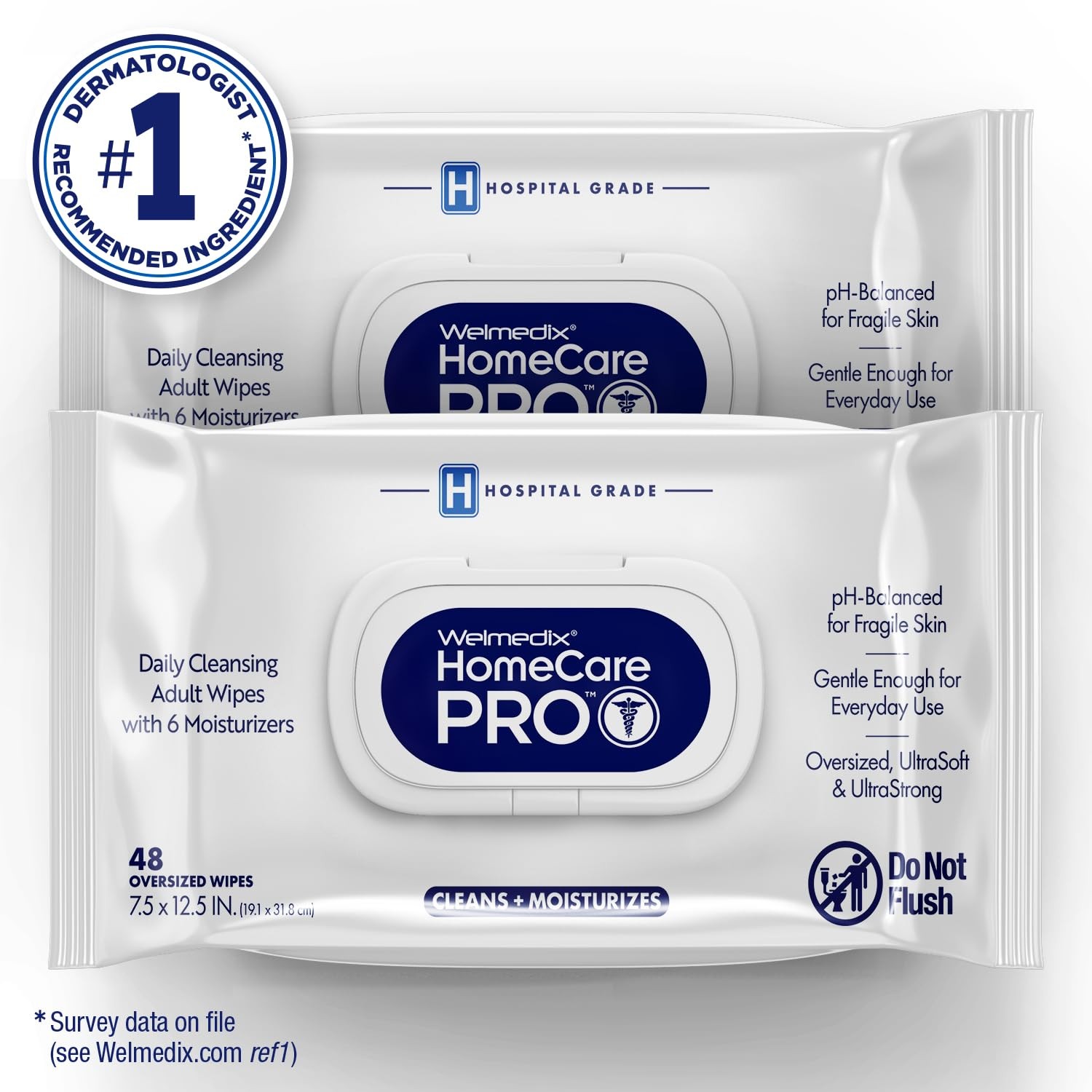 Adult Bathing Wipes Oversized No Rinse Bath Wipes with Moisturizers, Hospita…