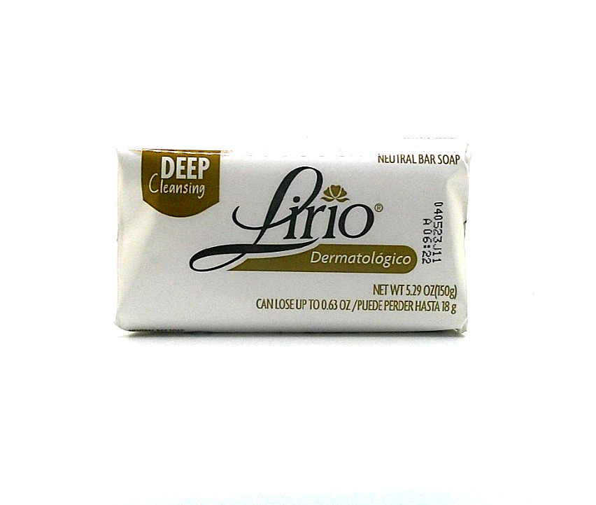 Lirio Neutral Dermatological Skin-Care Soap Bar – 5.3 oz