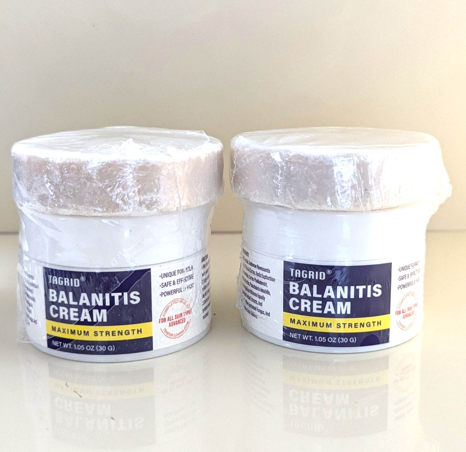 2 Tagrid Balanitis Cream Treatment & Soap for Men Relief From Itch 30g Cream NEW