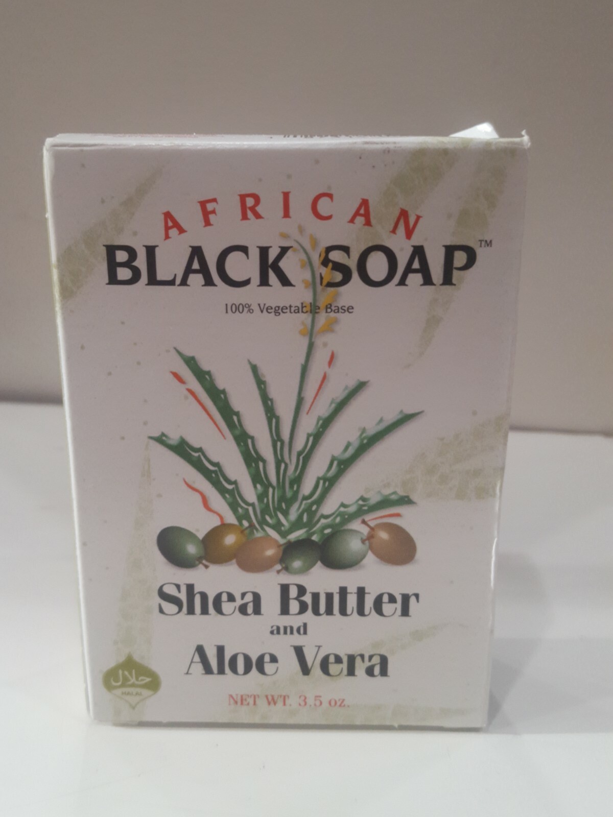 ORIGINAL Madina African BLACK SOAP SHEA BUTTER and ALOE VERA Bran/Oat/Palm Oil