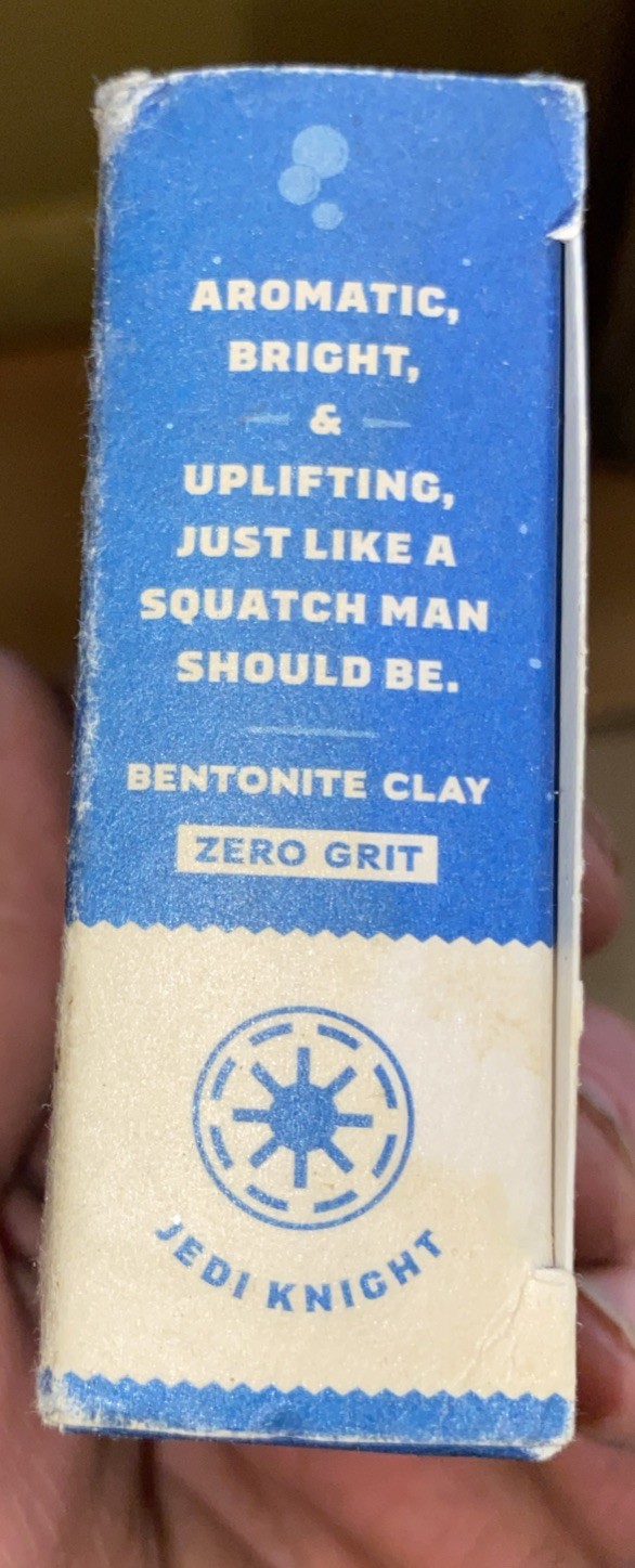 1 Bar of Dr. Squatch Only Hope Soap – Star Wars Limited Edition Zero Grit