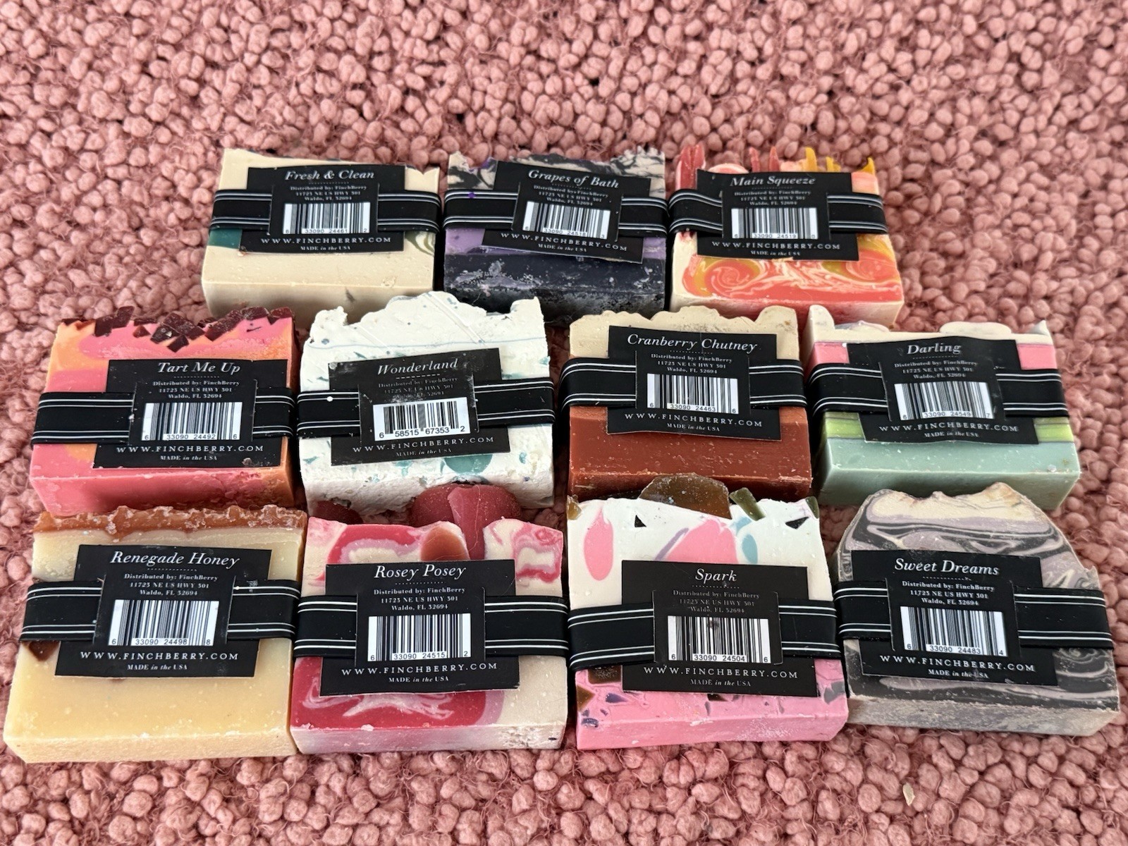 11 Bars Finchberry Vegan Soap – Year Of Soap – New In Box!