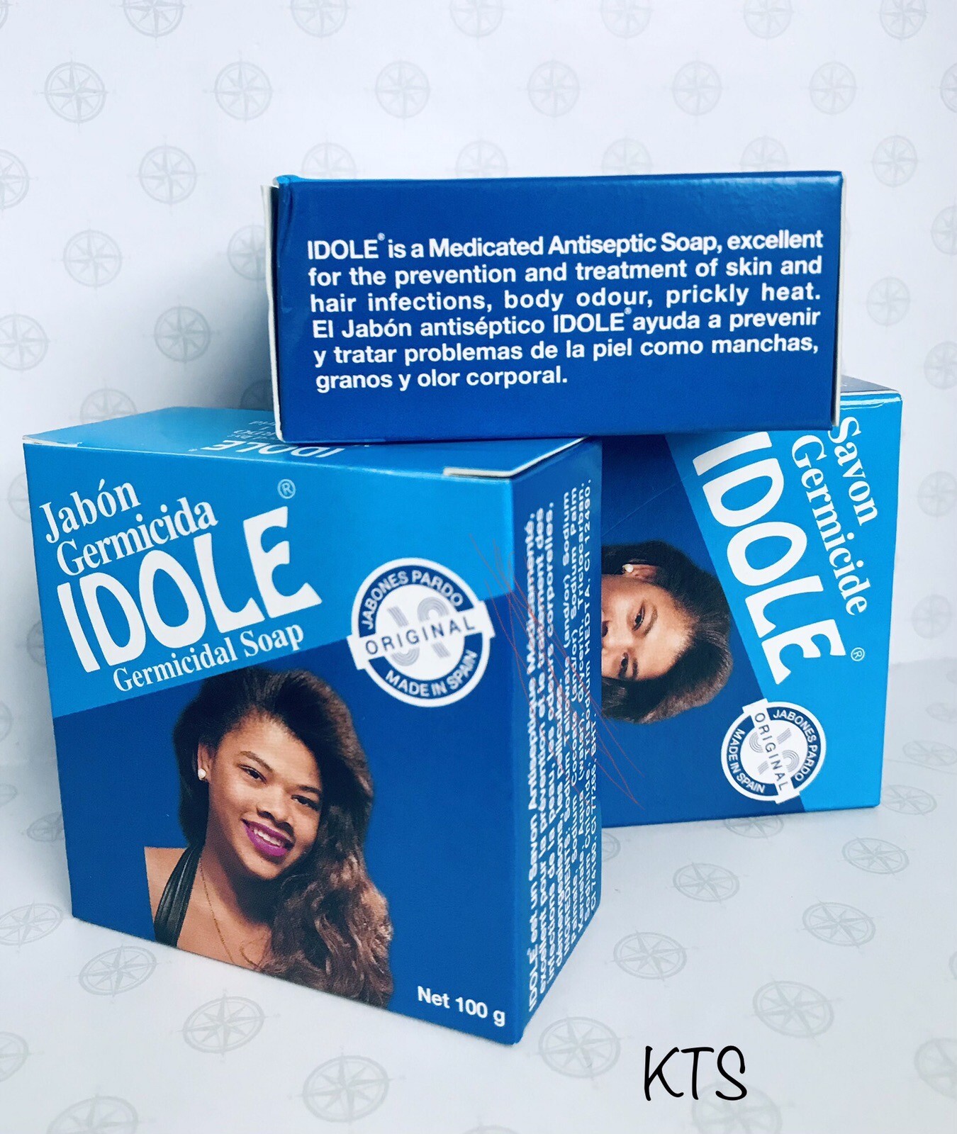 3 Pack Idole Germicidal Soap 100g