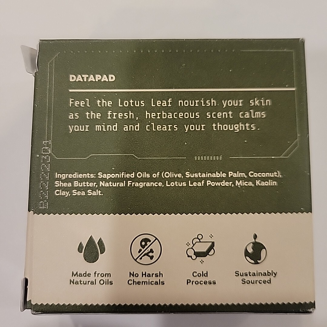 DR. Squatch Star Wars Yoda Lotus Leaf Zero Grit Deodorant Soap Limited Edition