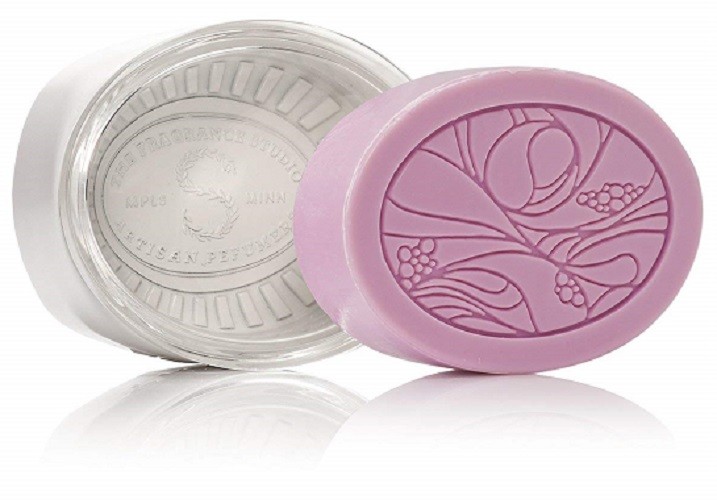 Thymes Mirabelle Plum Triple Milled Luxury Soap with Soap Dish 7.0 oz New Sealed