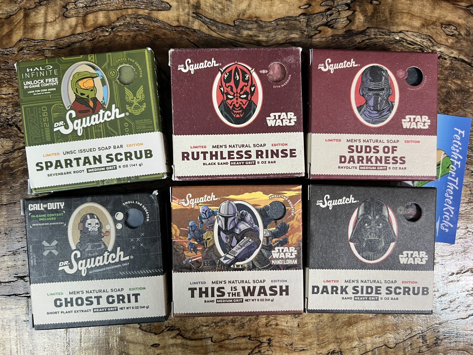 Dr Squatch Mask On Limited Edition Soap Bundle New