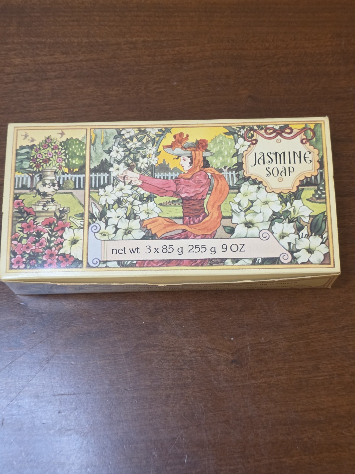 Jasmin Vintage Parfumerie Monpelas Perfume Soaps Rare Set of 3 3 Oz Jasmine Set