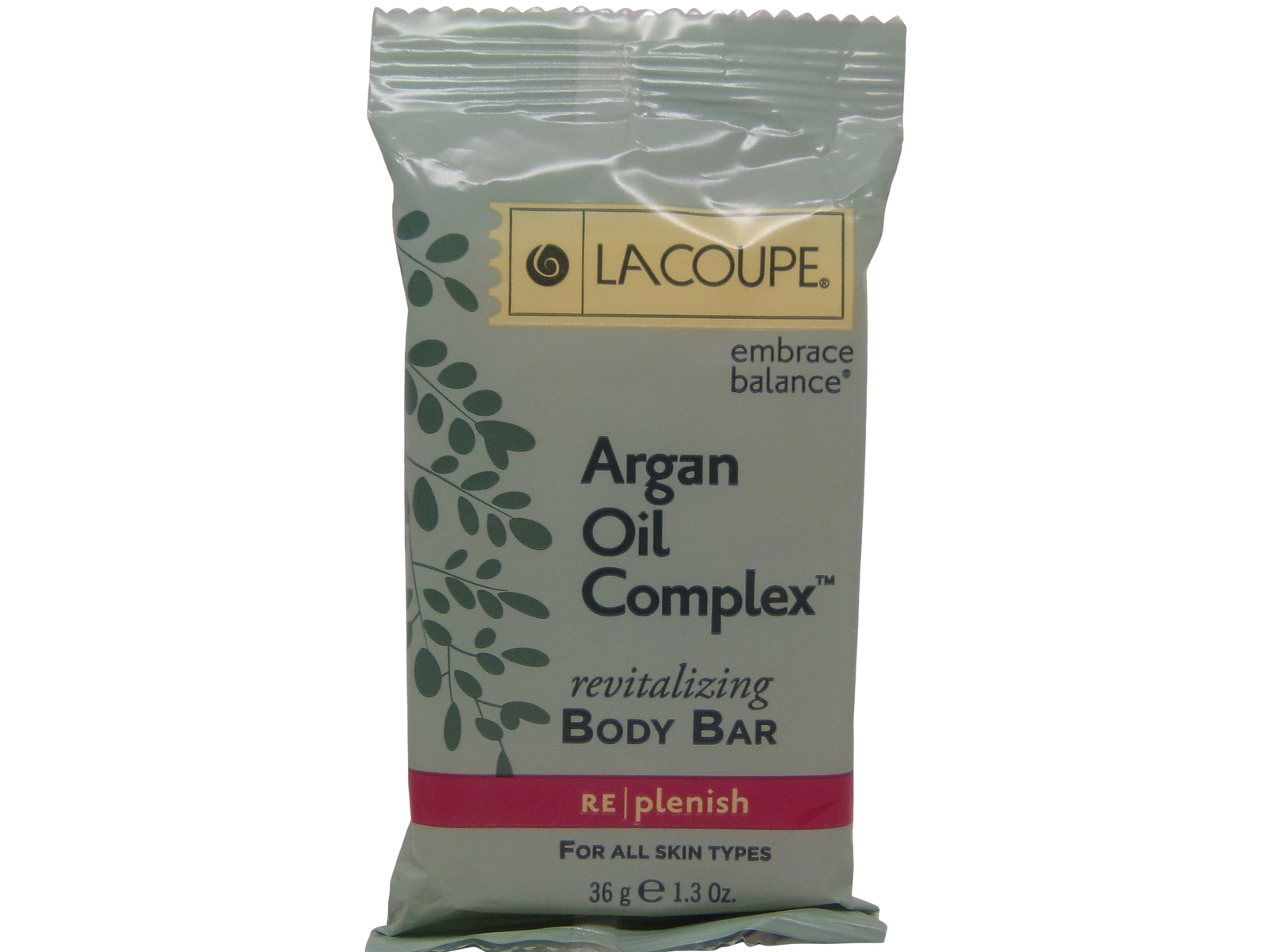 LaCoupe Argan Oil Complex Revitalizing Soap Lot of 8 each 1.3oz bottles.