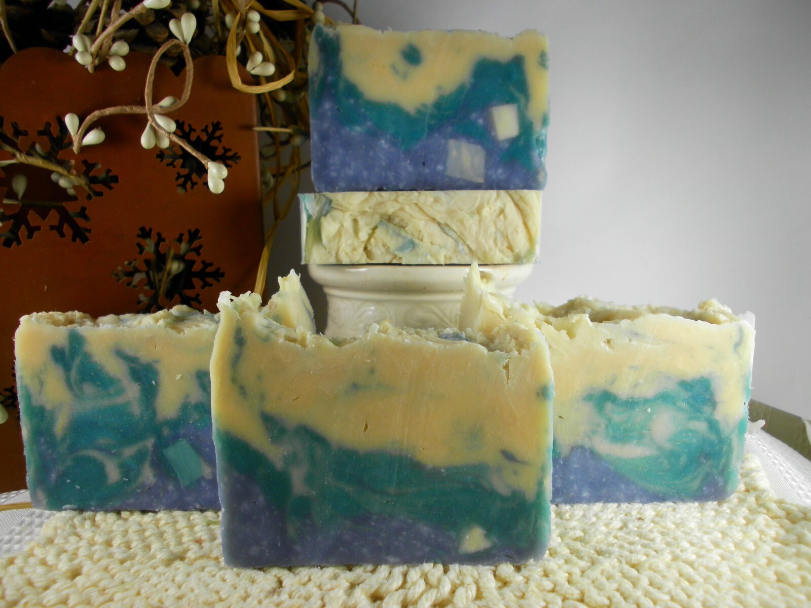Sea Salt, Shea, Cocoa Butter Organic Goat Milk Soap Homemade Handmade