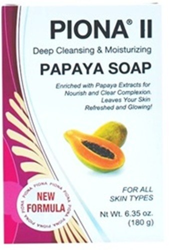 PIONA ll Deep Cleansing & Moisturizing PAPAYA Soap 6.35 Oz.