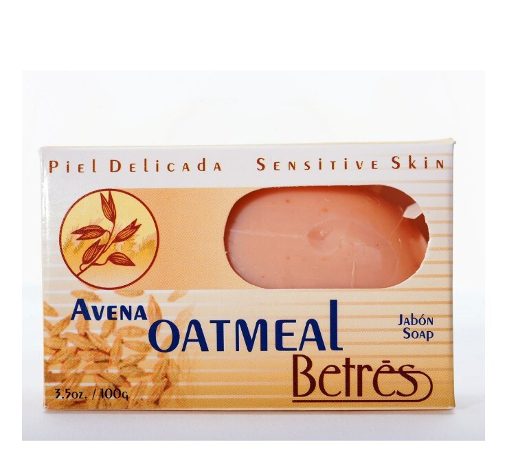 Avena Betres: Oatmeal Jabon Soap, 3.50 oz Cleansing Bar For Sensitive Skin