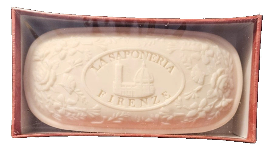 La Saponeria Firenze Luxury Rose Scented Italian Luxury Soap 10.5oz Artisan Bath