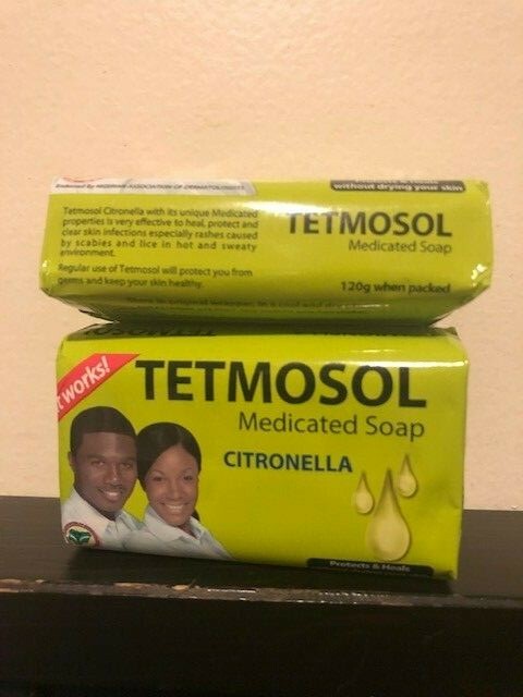 2 BIG X Tetmosol Medicated Soap Citronella LOT OF 2 BIG SOAPS. USA SELLER