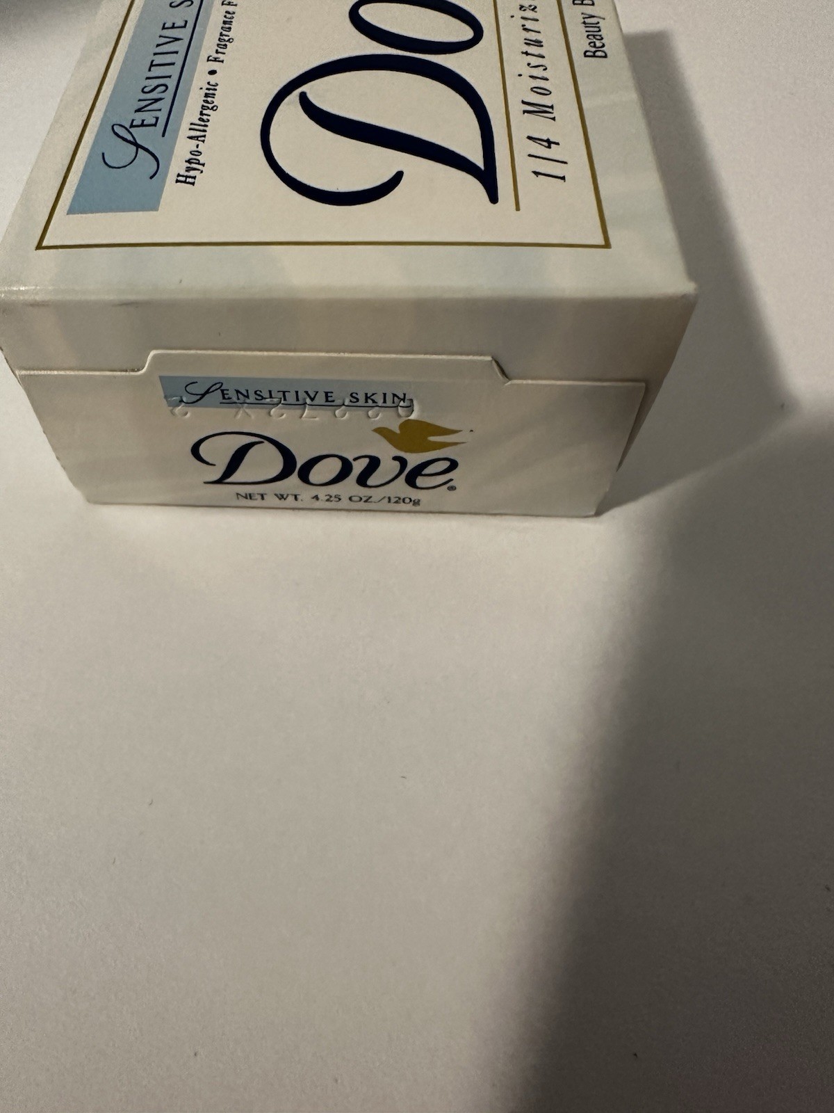 DOVE SENSITIVE SKIN SOAP BAR 2001 4.25 oz VINTAGE – NEW Sealed Package