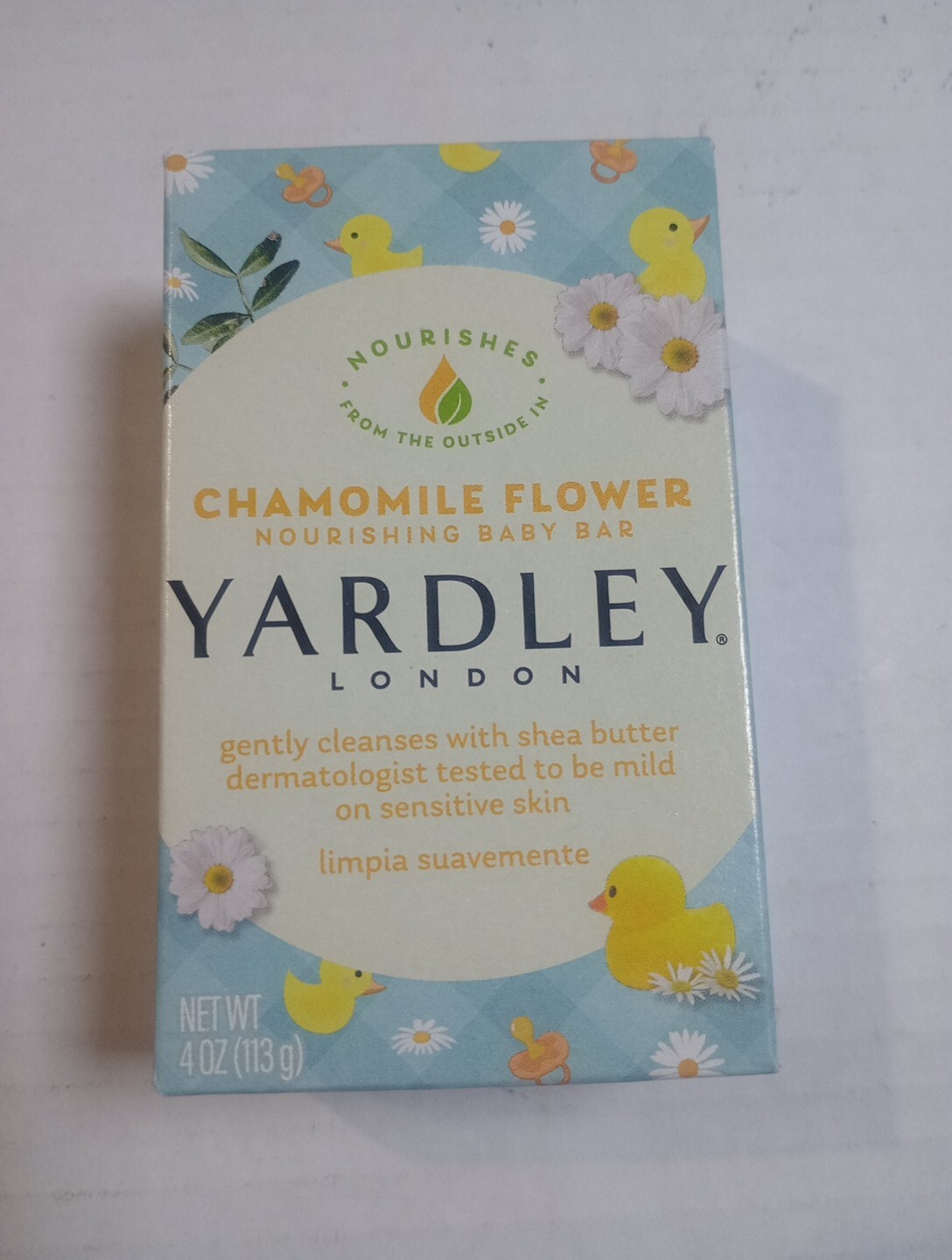 Yardley London Chamomile Flower Soap Nourishing Baby Bar Soap 4 oz