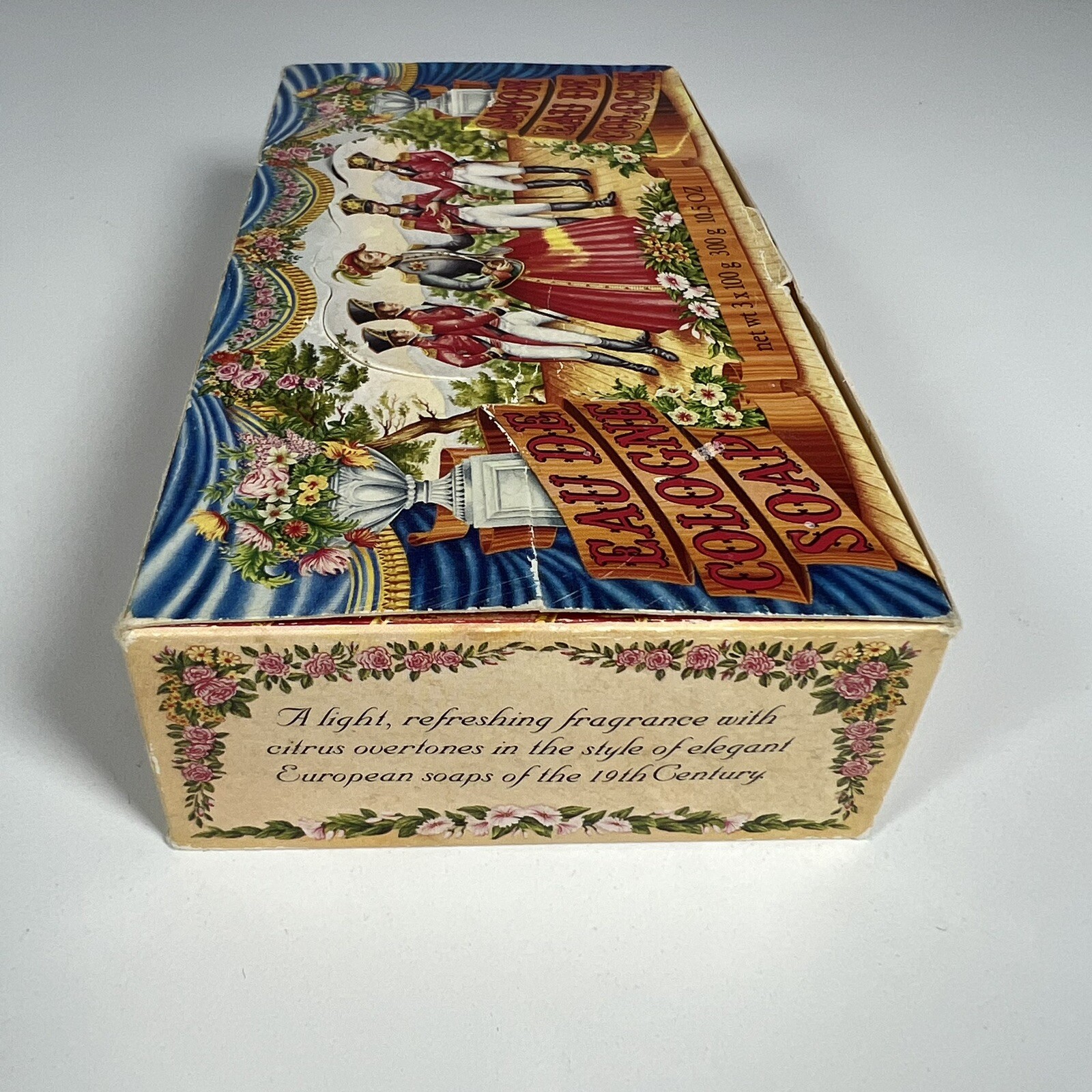 Eau de Cologne Soap by Cabtree & Evelyn 3 x 100g (10.5 oz total) Vintage 1982