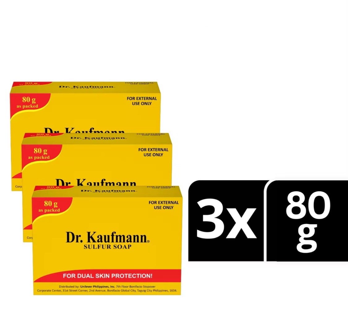 Lot of 3 Dr. Kaufmann Medicated Sulfur Soap
