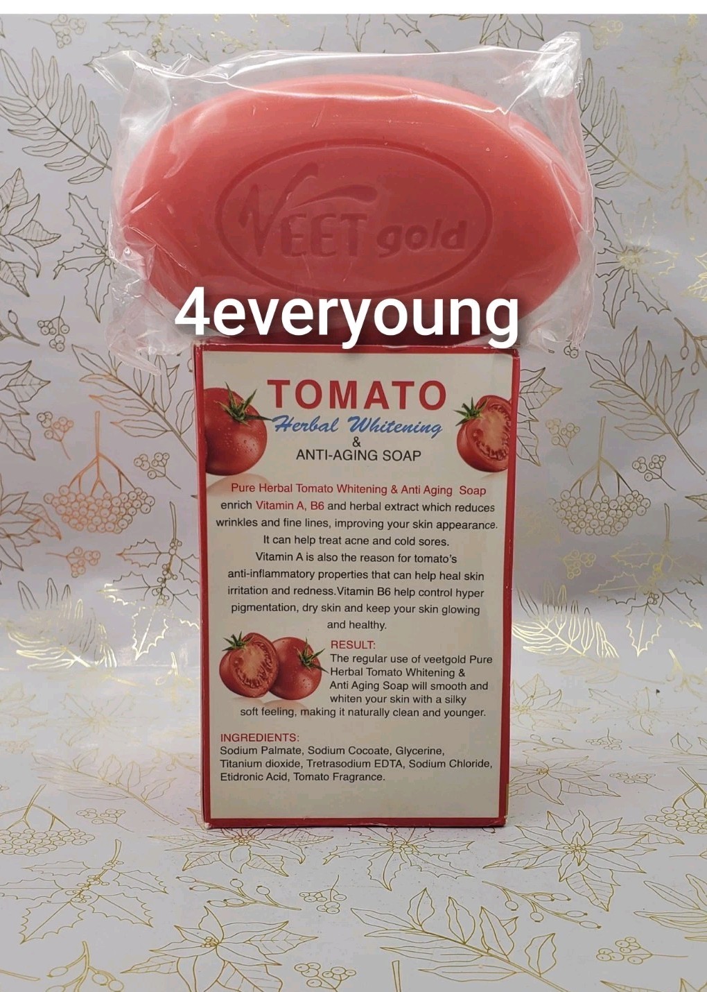 Veet Gold Tomato anti aging Soap 200g