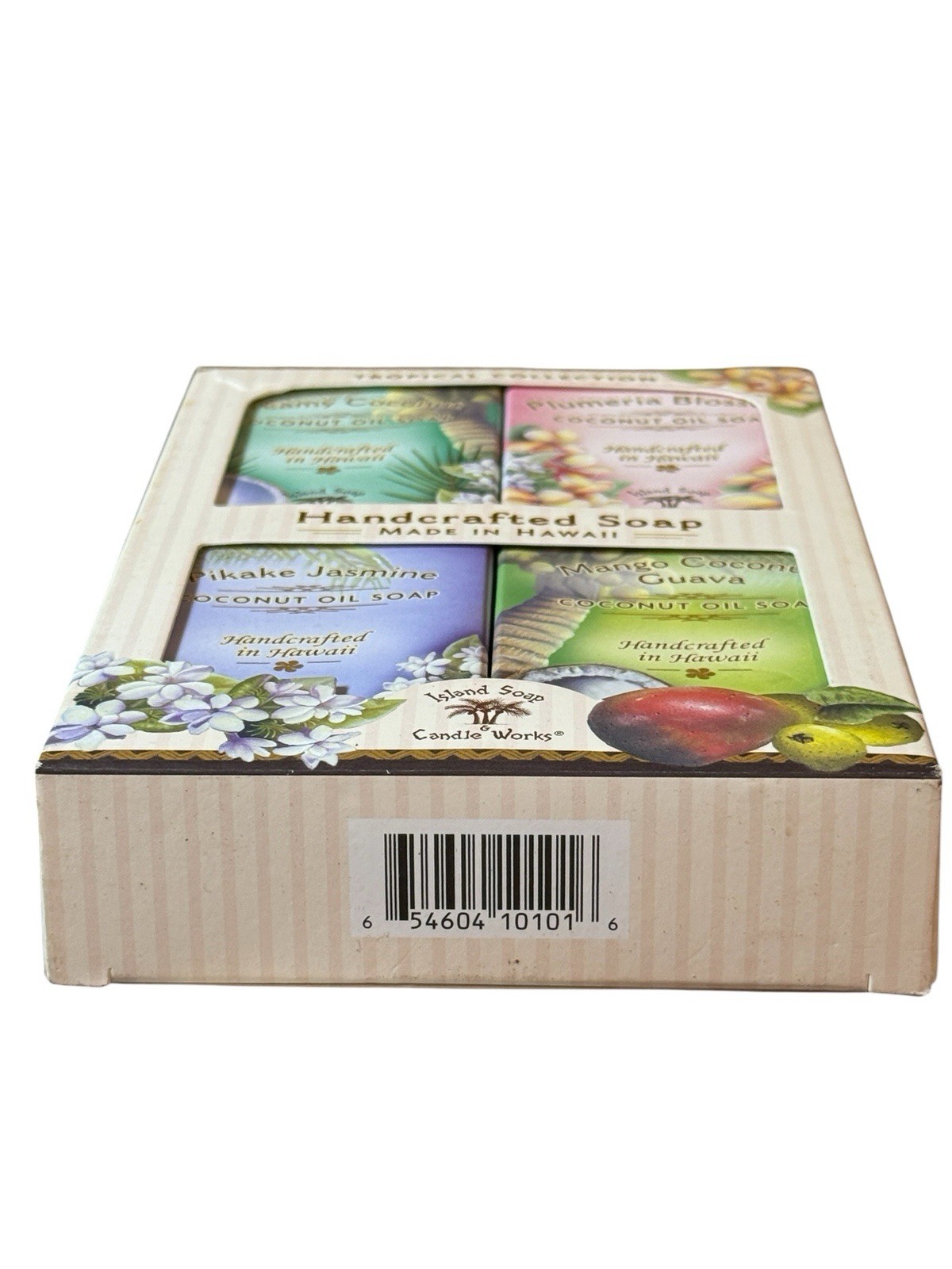Island Soap and Candle Works Handcrafted Hawaii Soap Tropical Collection 4 Bars