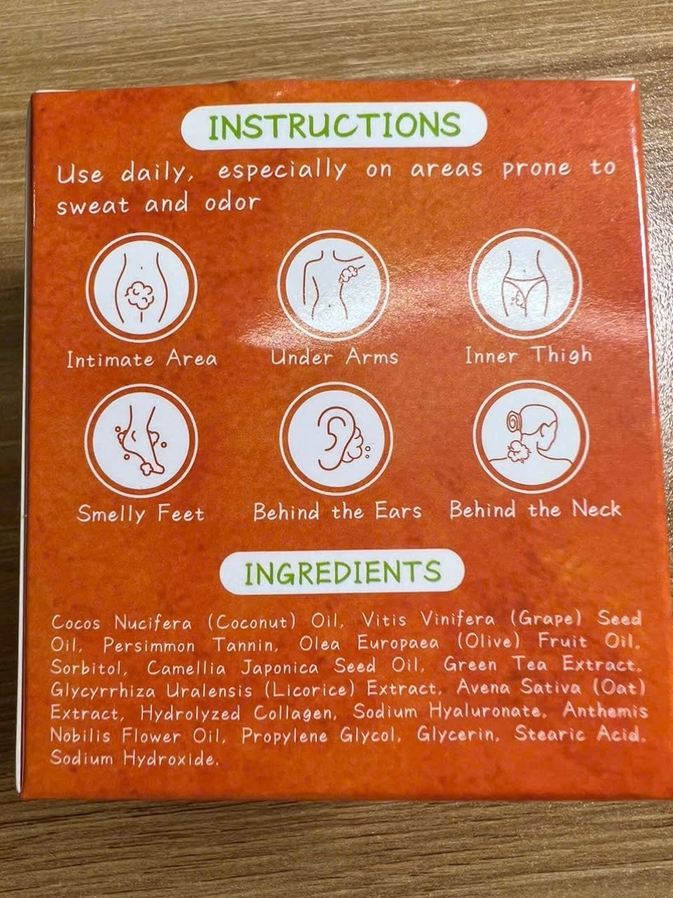 Persimmon Soap Pack 3 For Old People Smell, Odor Control – Japanese Deodorant…
