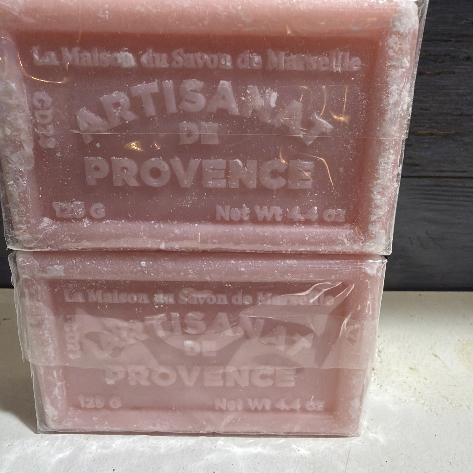 2 La Maison du Savon de Marseille Soap France Provence Cherry Blossom 4.4 oz