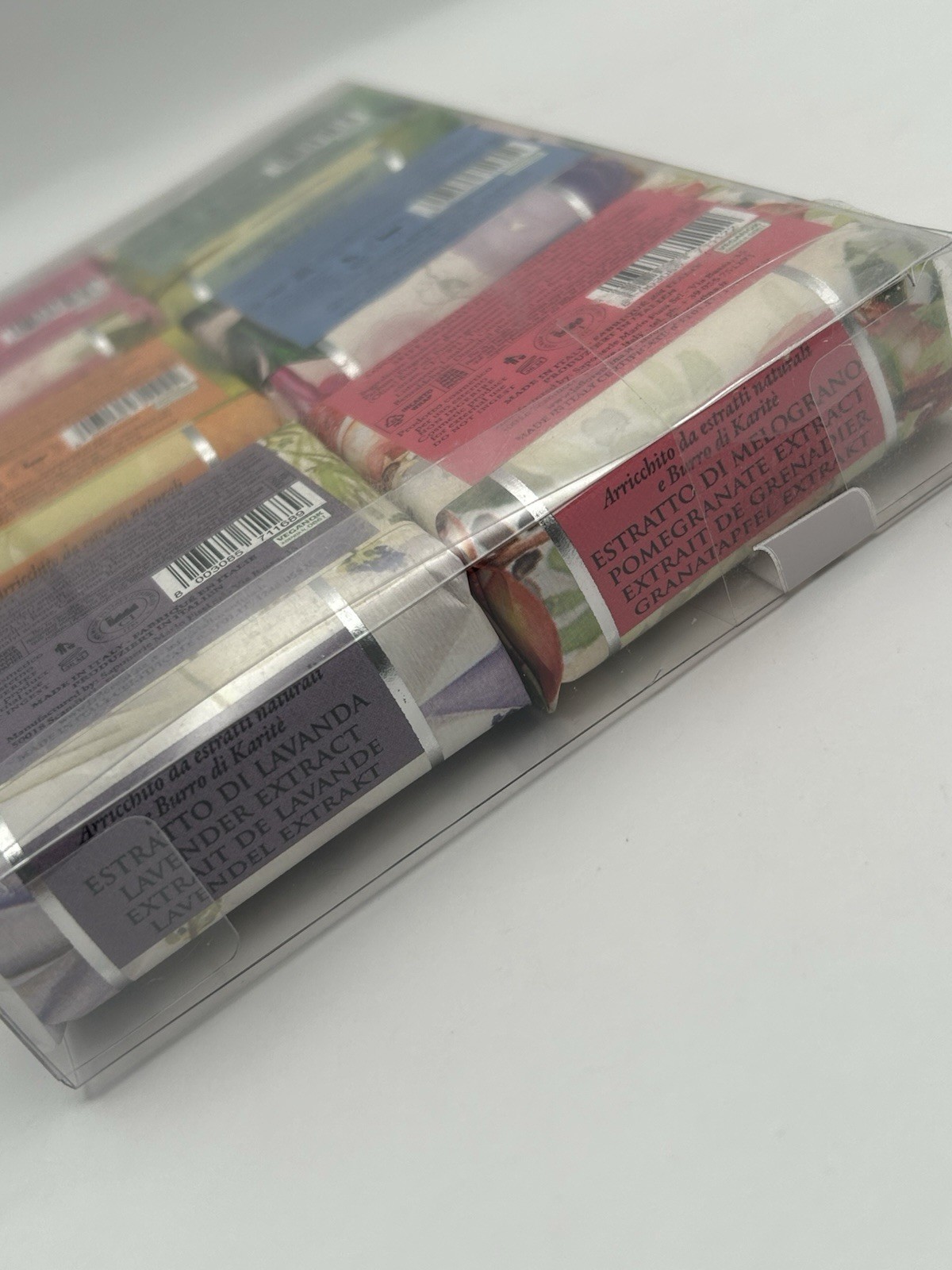 6 Pack La Florentina Bar Soap Peony Lavender Magnolia Iris Pomegranate Orange