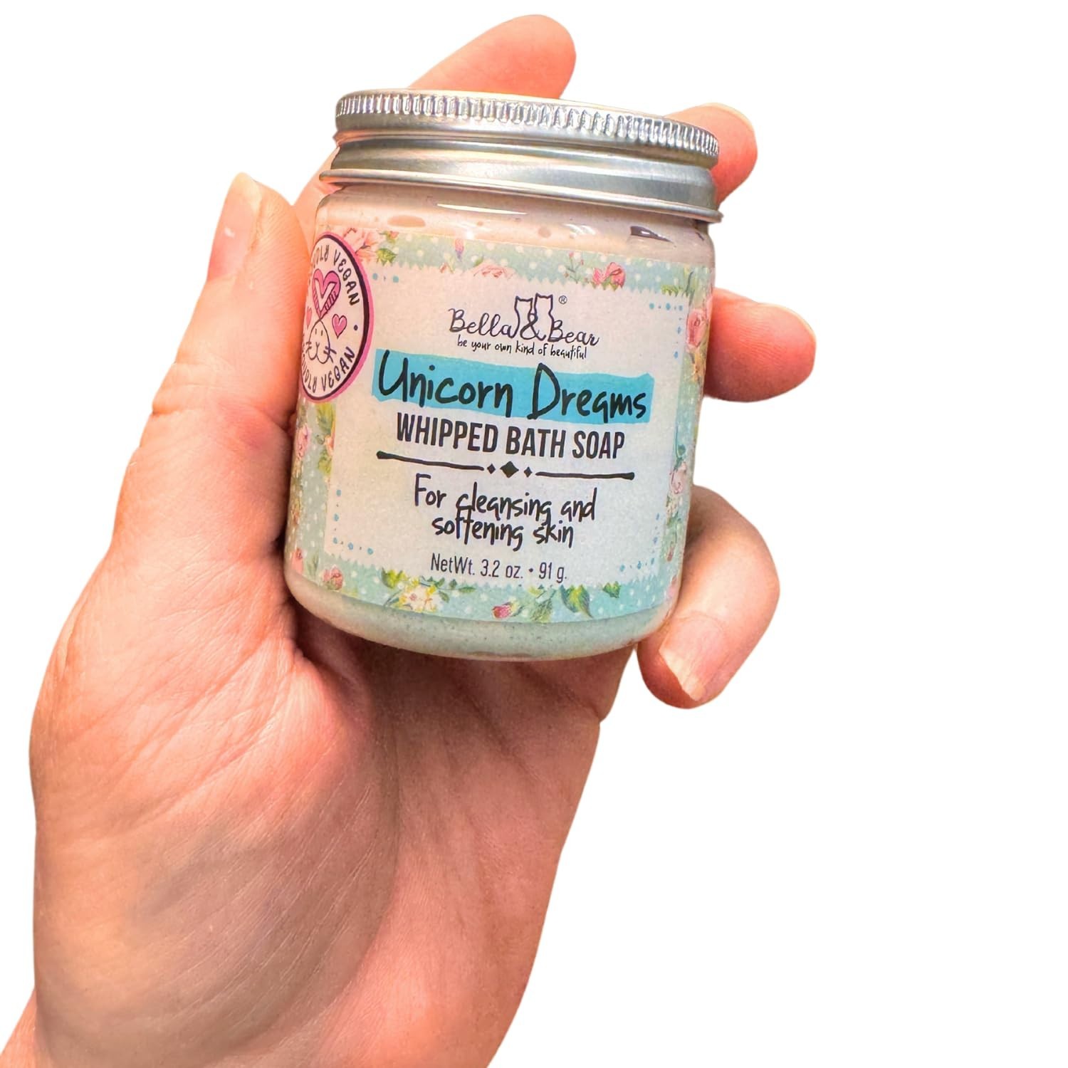 Unicorn Dreams Whipped Bath Soap – Travel Size 3.2oz mango & pineapple with a…