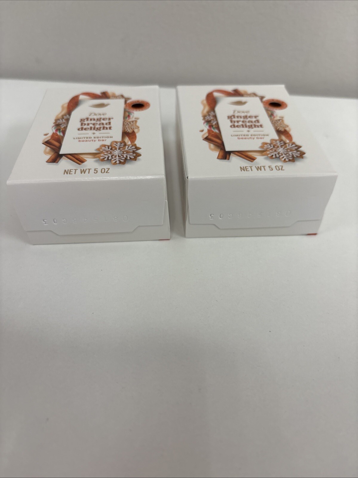 Dove Limited Edition Beauty Bar Soap Gingerbread Delight, 5 oz. – Lot Of 2