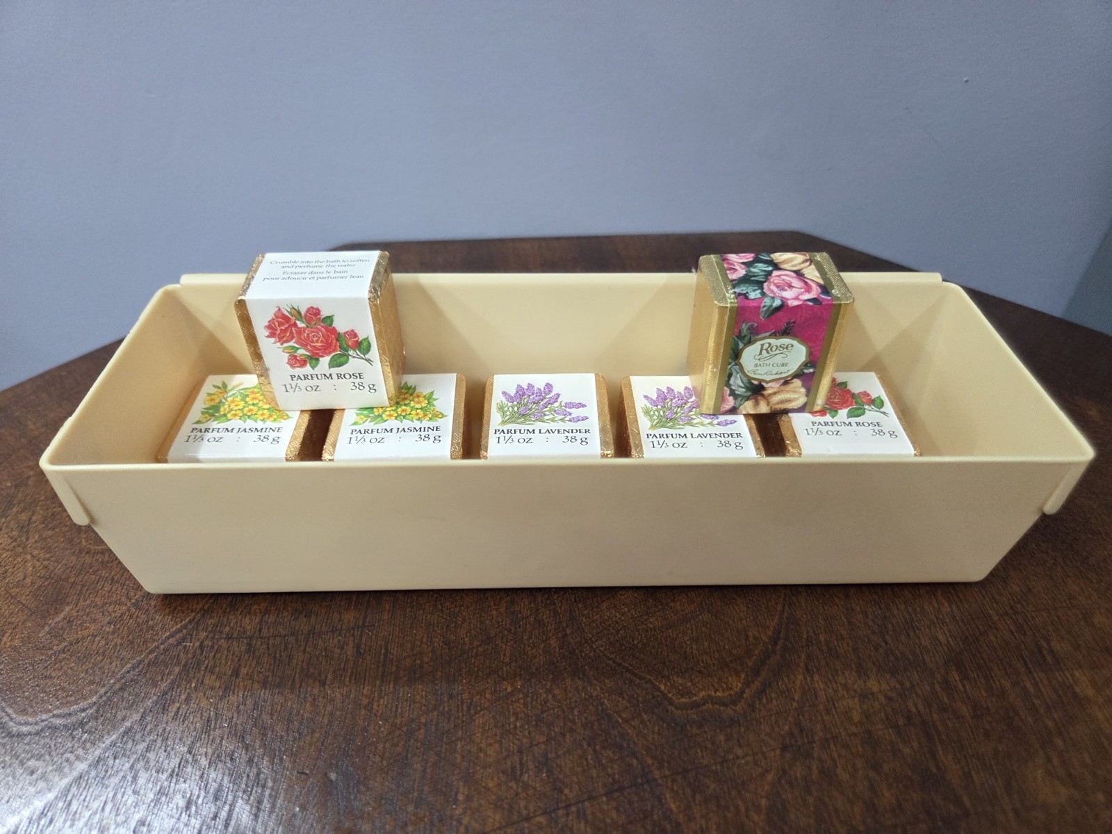 Ben Rickert Scented Bath Cube Multipack Jasmine Rose Lavender 1 1/3 oz MPN