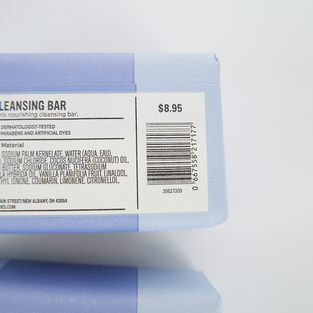 Bath & Body Works Aromatherapy Lavender & Vanilla Shea Butter Cleansing Bar 5 oz