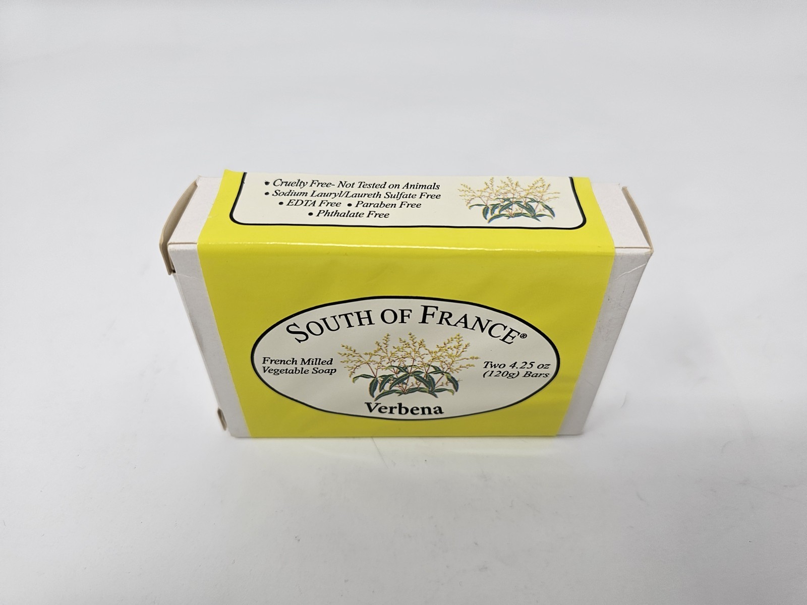 South Of France Verbena 4.25 oz Bar Soap French Milled Vegetable Soap